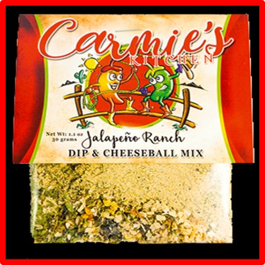 Carmie's Jalapeno Ranch dip & Cheeseball mix