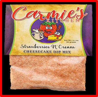 Carmie's Strawberries 'N' Cheesecake mix