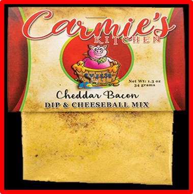 Carmie's Chedda Bacon dip & cheeseball mix