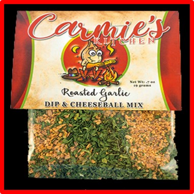 Carmie's roasted Garlic dip & cheeseball mix