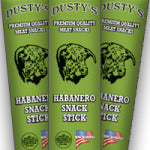 Dusty's Habanero beef sticks (12/box)