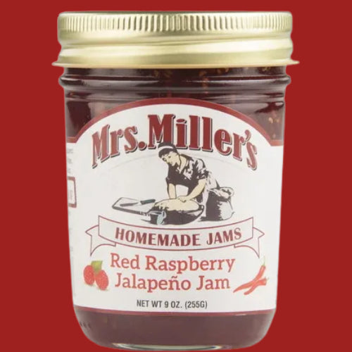 Mrs Miller's Red Raspberry Jalapeno Jam J113