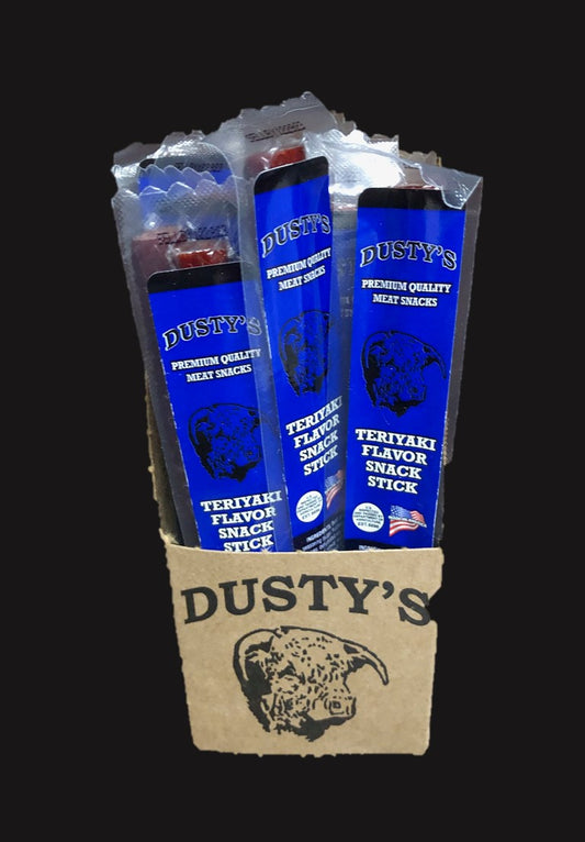 Dusty's Beef Stick Teriyake 1 oz  (12 sticks/bx)